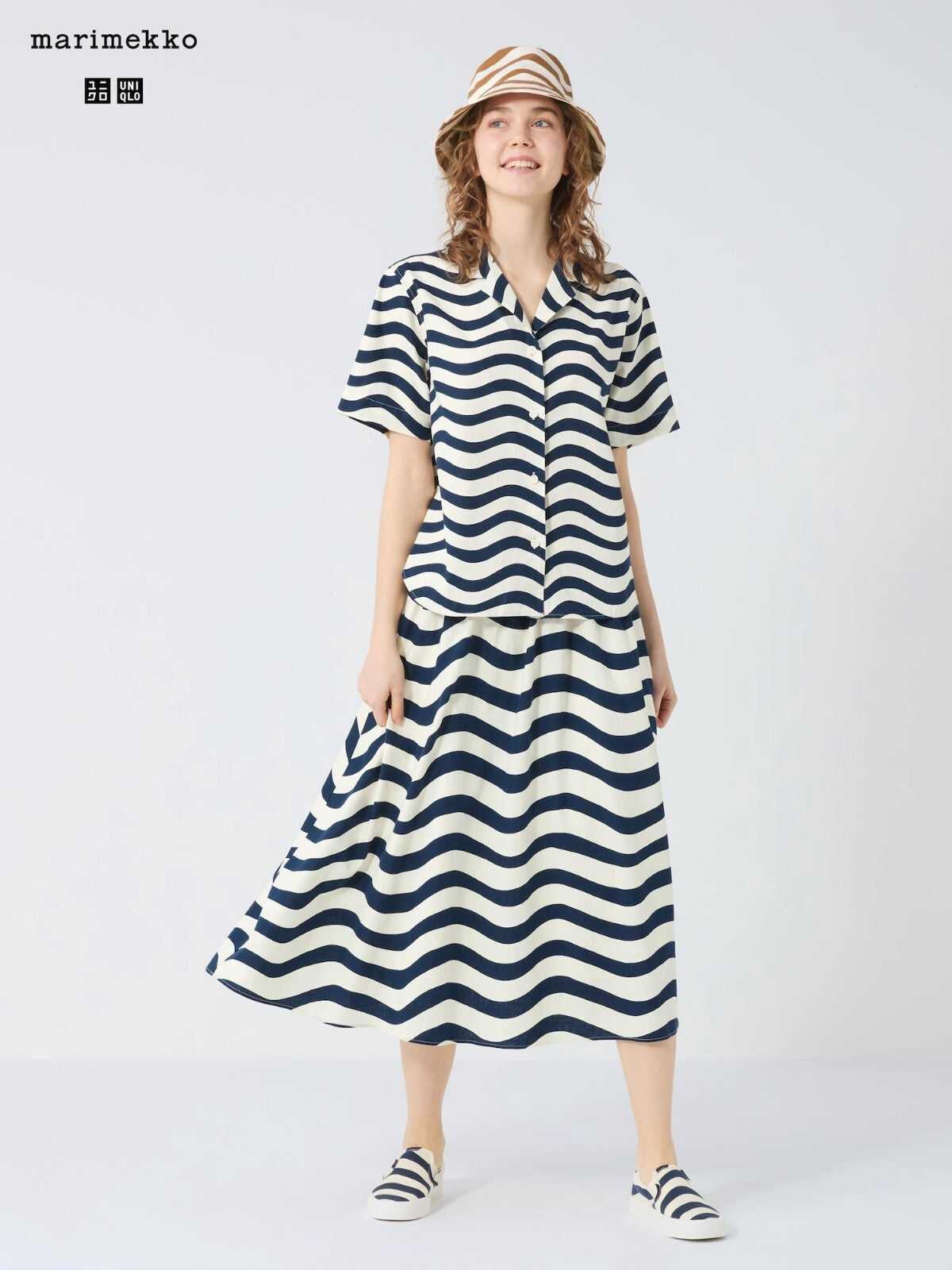 Bargain Price UNIQLO marimekko linen-blend skirt WOMEN New Japan
