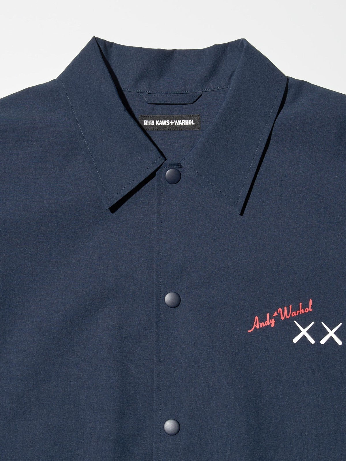 NEW  UNIQLO KAWS & WARHOL COLLECTION Coach Jacket Black Navy XS- XL JAPAN