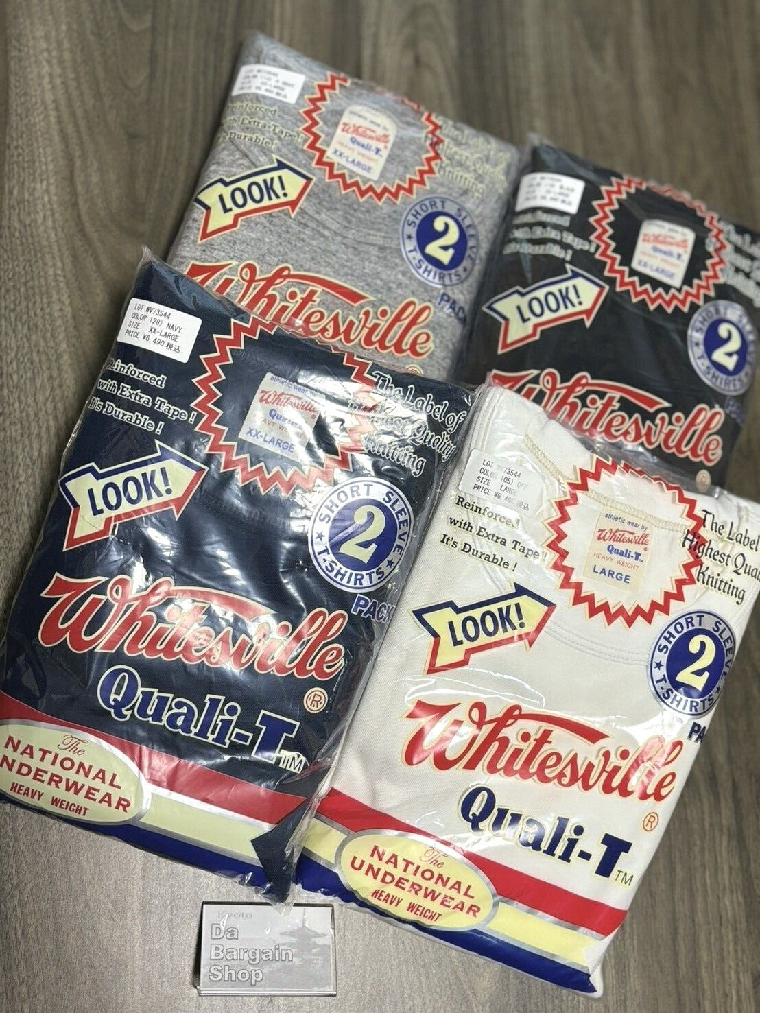 【2-PACK】S-2XL WHITESVILLE T-SHIRT WV73544 Toyo